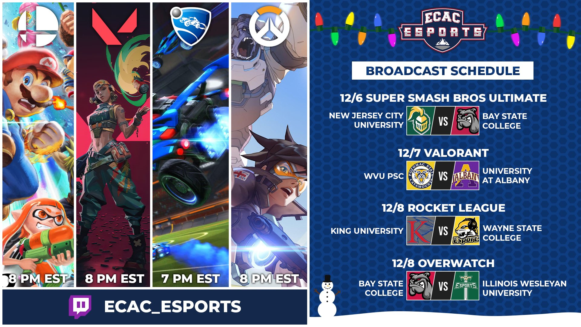 Potomac State eSports will face University of Albany in ECAC Valorant Grand Finals