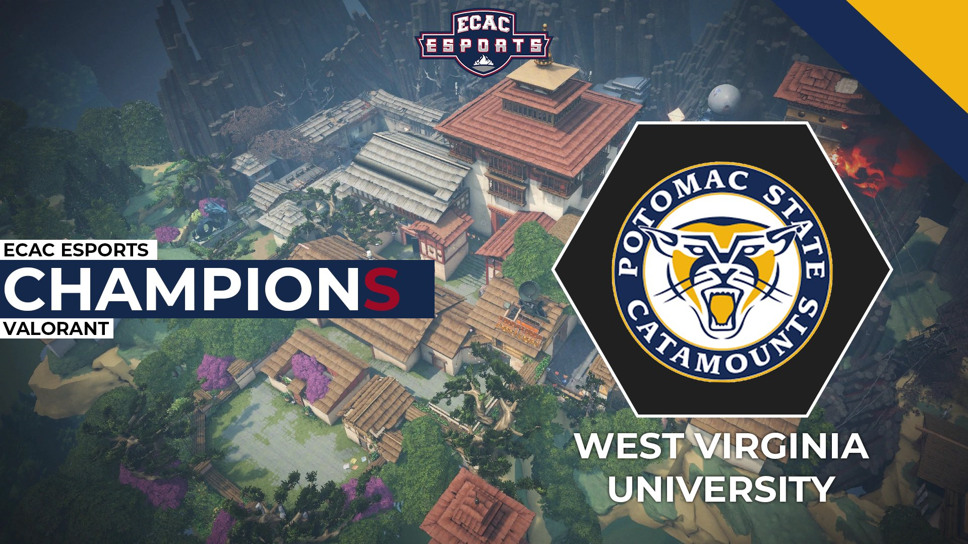Potomac State College Esports ECAC Valorant Champions