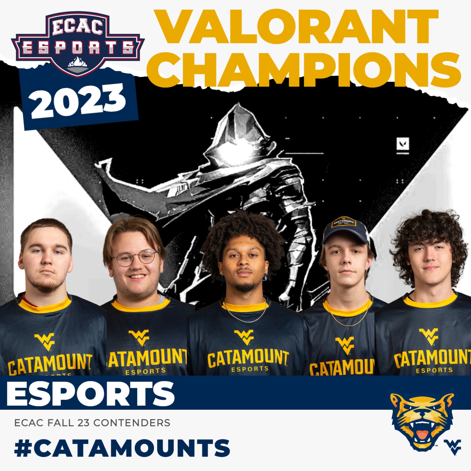 Valorant Blue Team wins ECAC Fall 23 Contenders