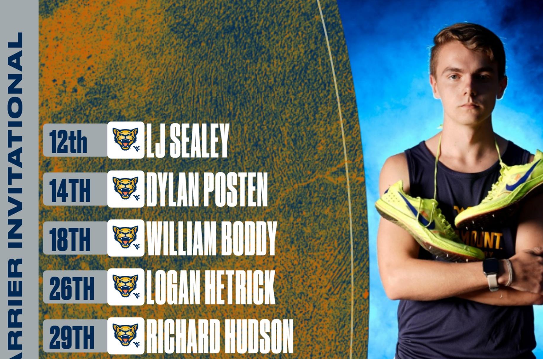 Catamounts Cross Country Posts Strong Finishes at Hornet Harrier Invitational